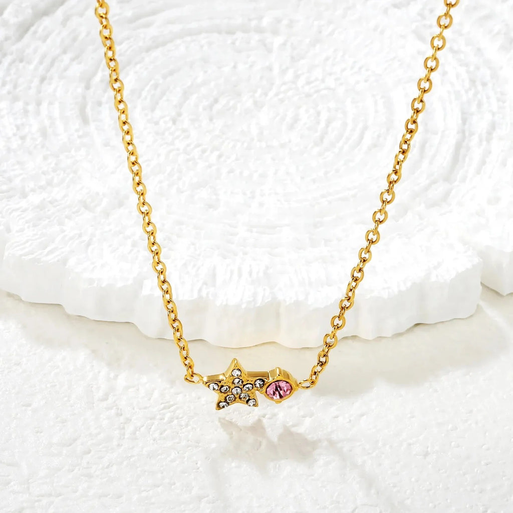 The Blush Nova Crystal Necklace
